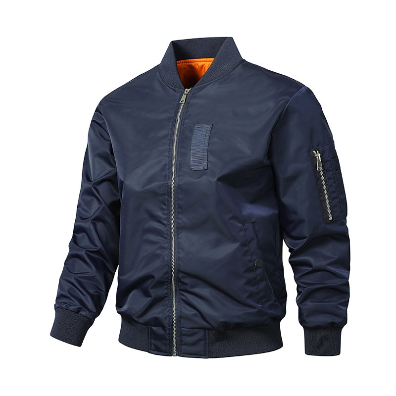 Herren Camouflage-Bomberjacke im Fliegerstil mit Mehrfach-Taschen und Strickbündchen Echoarchiv