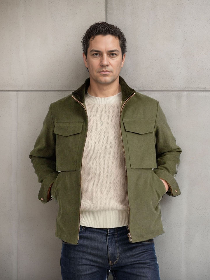 Herren Utility-Jacke mit praktischen Taschen und modernem Design Echoarchiv