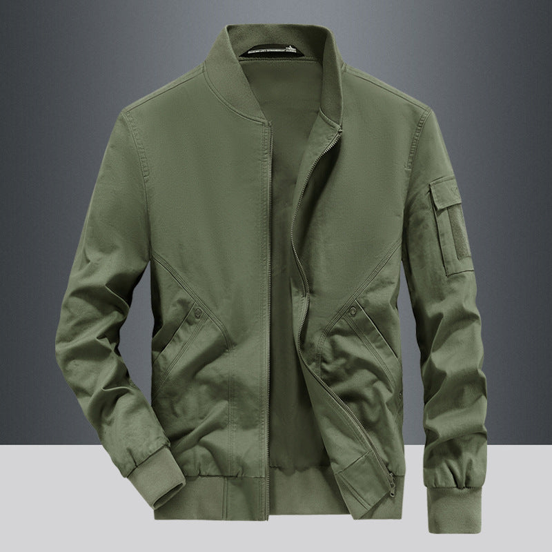 Herren modische Pilotjacke mit praktischen Taschen Echoarchiv