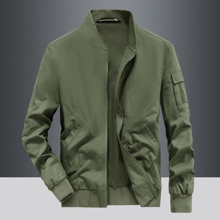 Herren modische Pilotjacke mit praktischen Taschen Echoarchiv
