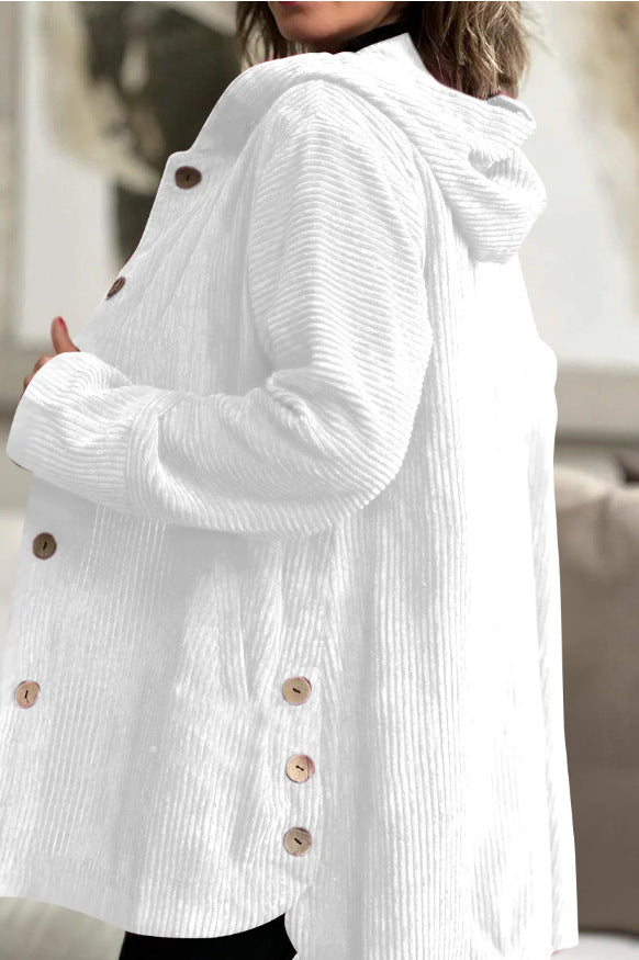 Echoarchiv | Hooded Casual-Jacke mit Fronttaschen