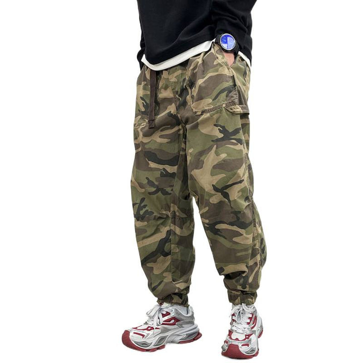 Herren Bequeme Camouflage Cargo-Hose Echo Archiv