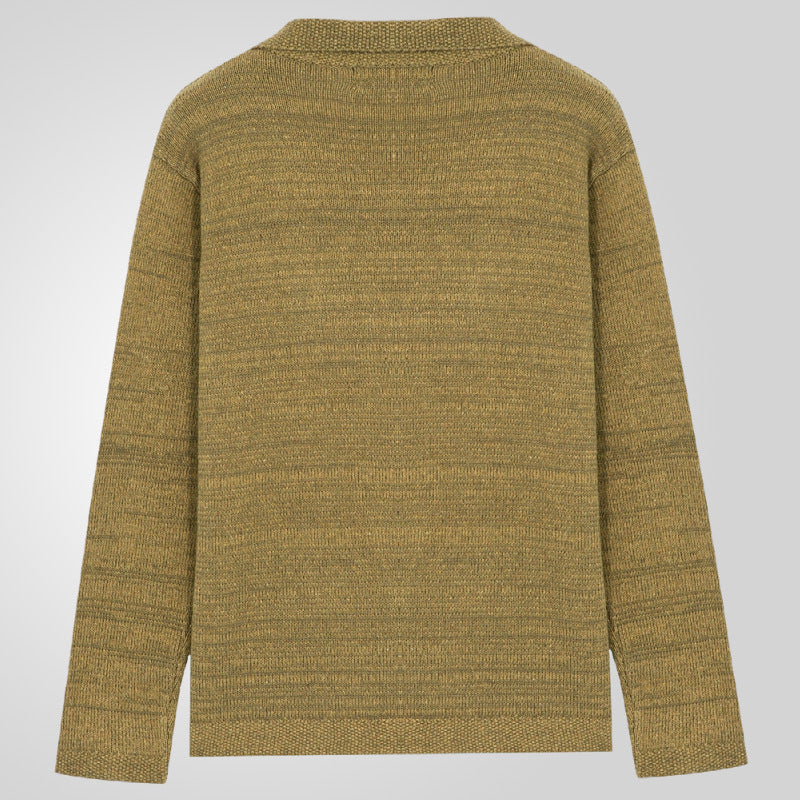 Herren Strickjacke mit Zopfmuster und praktischen Taschen Echoarchiv