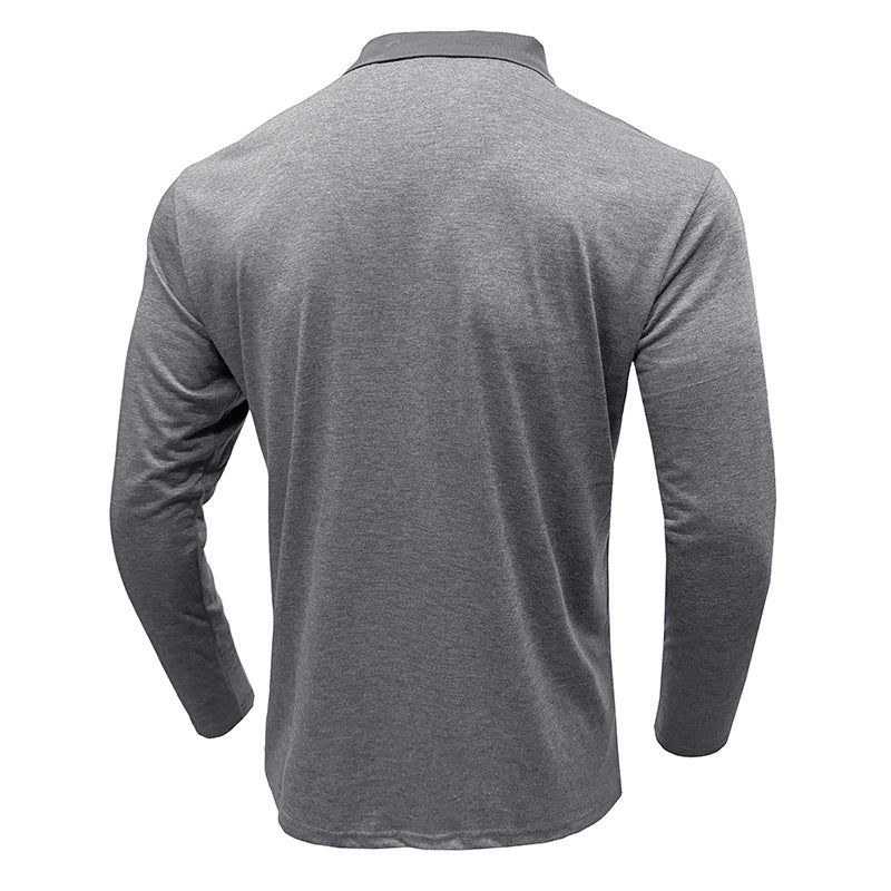 Herren Poloshirt mit stilvollem Farbblock-Design und atmungsaktiven Eigenschaften Echoarchiv