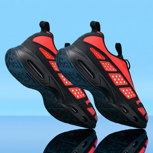 Herren sportlicher Schlupfsneaker mit integrierter Luftkammer, Reißverschlusszug und gedämpfter Profilsohle – Tavélo