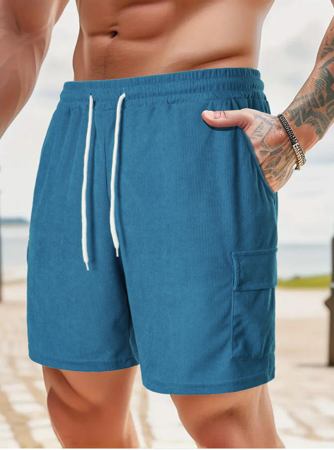 Herren Freizeithose mit praktischen Seitentaschen und elastischem Bund Echoarchiv