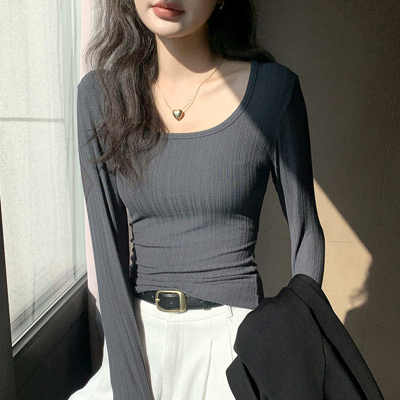 Damen Langarm Rippshirt Echo Archiv