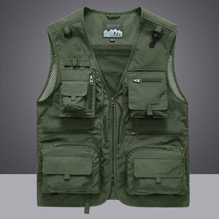 Herren Multifunktionale Angler- und Fotoweste Echo Archiv