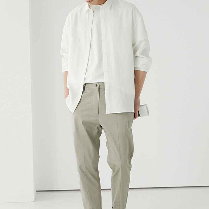 Herren Overshirt aus Baumwoll-Mix mit Brusttasche Echoarchiv