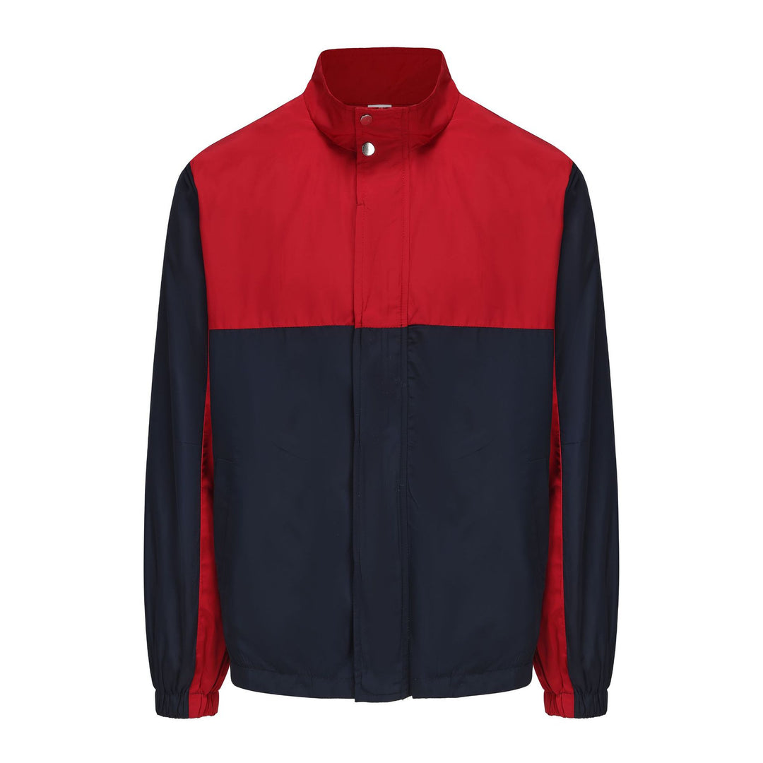 Herren sportliche Freizeitjacke mit modernem Stehkragen und praktischen Taschen Echoarchiv