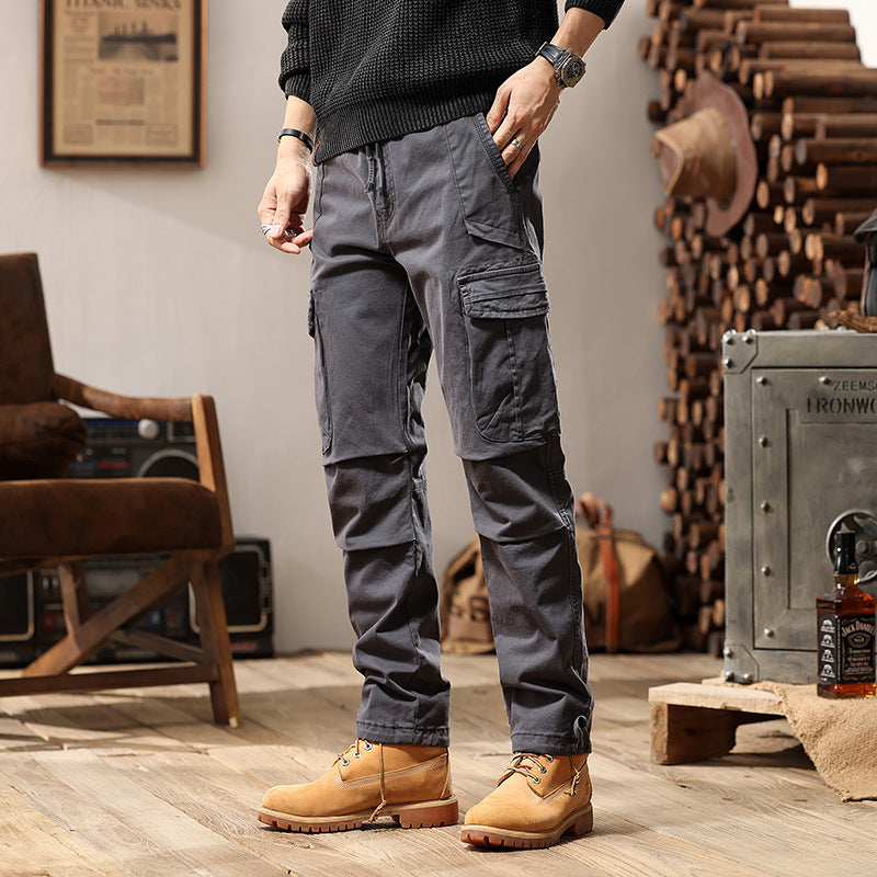 Herren Tactical Cargo-Hose mit Knöchelstulpen und Mehrfachtaschen Echo Archiv