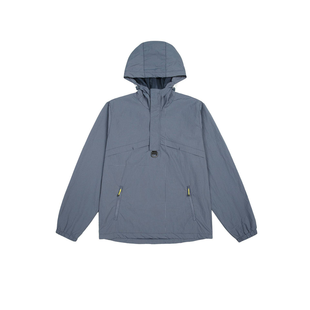 Herren Urbaner wasserabweisender Anorak-Pullover mit Kapuze und Fronttaschen Echoarchiv