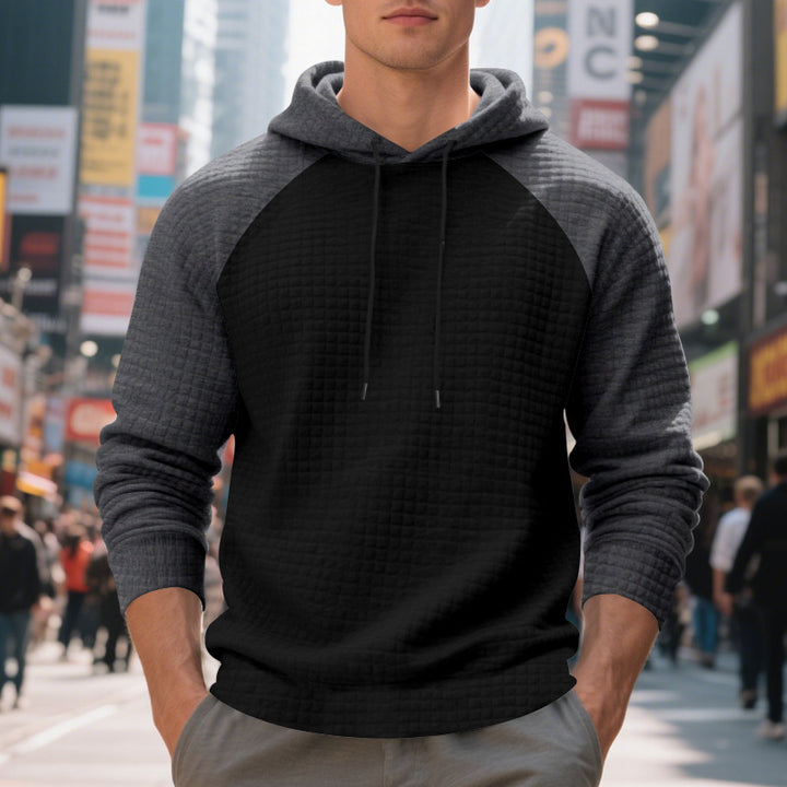 Herren Raglan-Sweatshirt mit strukturiertem Design und praktischen Taschen Echoarchiv