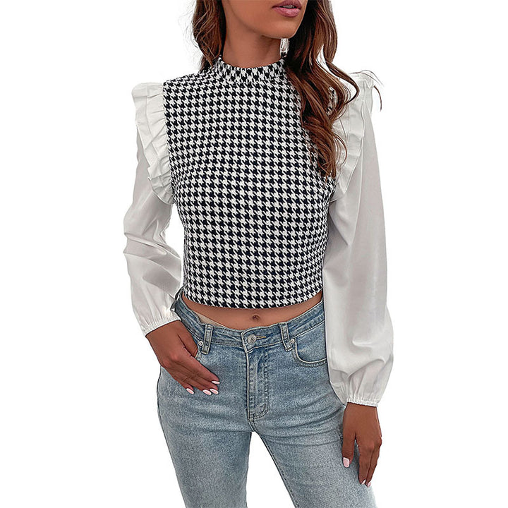 Damen Modisches Bustier-Oberteil mit Puffärmeln Echo Archiv