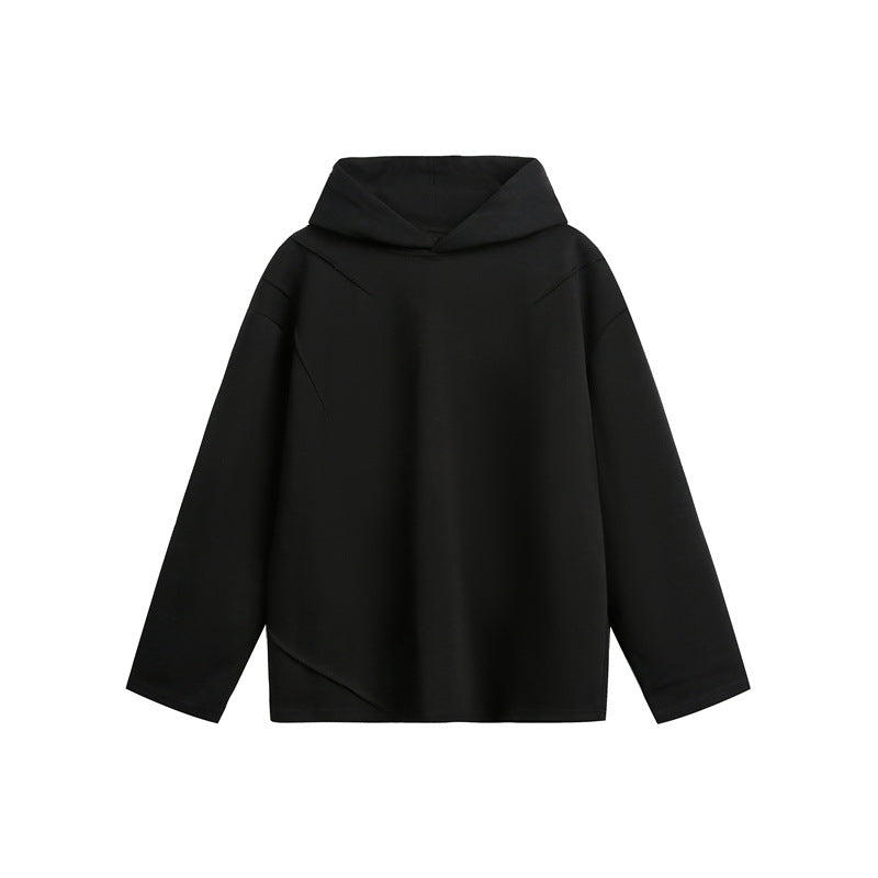 Unisex Oversize-Kapuzenpullover aus leichter French-Terry mit markanten Abnähern Echoarchiv