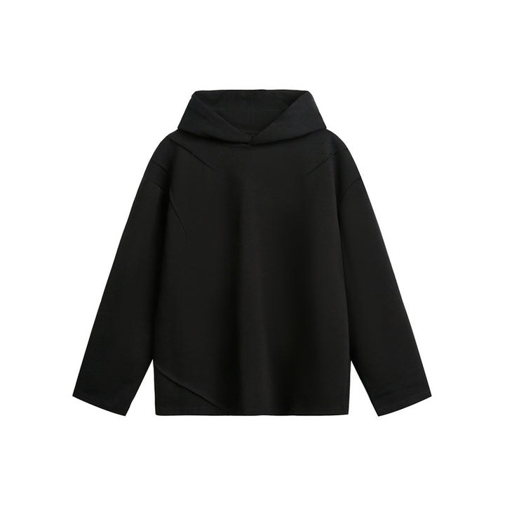 Unisex Oversize-Kapuzenpullover aus leichter French-Terry mit markanten Abnähern Echoarchiv