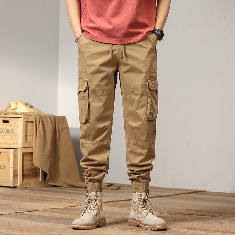 Herren Tapered-Cargo-Joggerhose mit verstärkten Kniepartien und elastischem Saum Echo Archiv