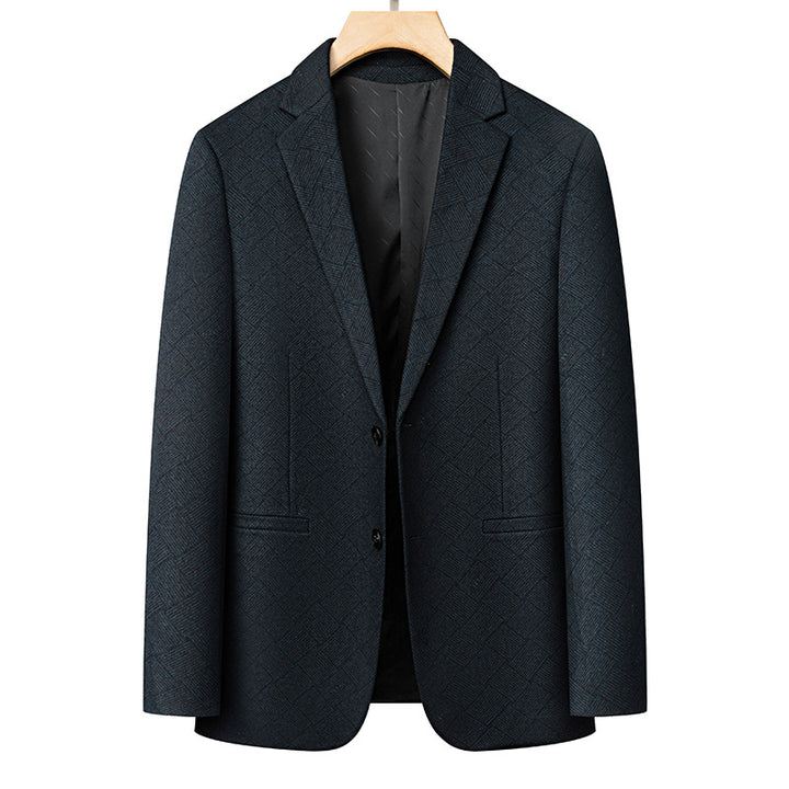 Herren modischer Blazer mit elegantem Strukturmuster Echoarchiv