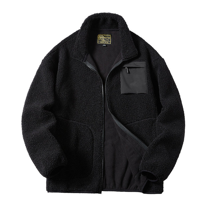 Herren Gemütliche Fleecejacke mit praktischen Taschen Echo Archiv