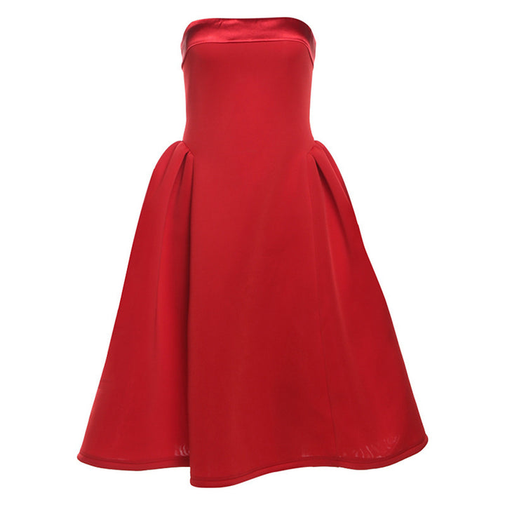 Damen Elegantes Midi-Ballkleid mit schwingendem Rock Echo Archiv
