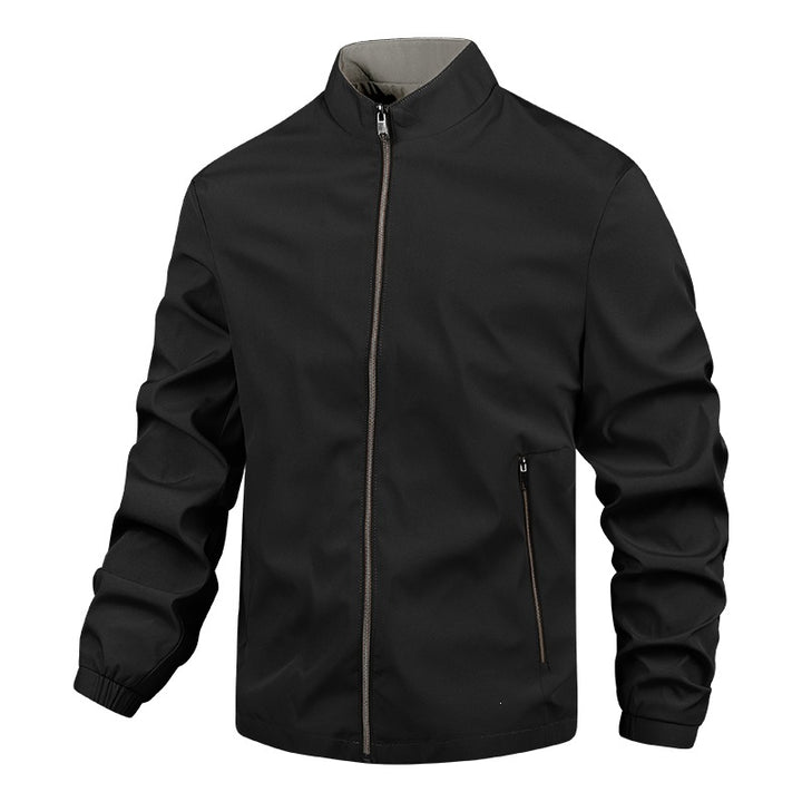 Herren Leichte Übergangsjacke mit hochgeschlossenem Kragen 1787738638 – Taviero