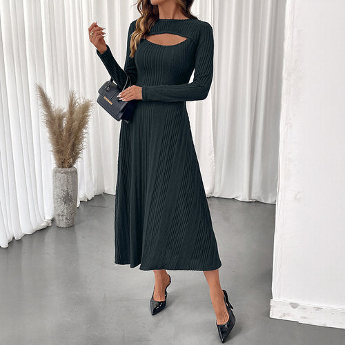 Damen Elegantes Midikleid mit Cut-Out-Details Echo Archiv
