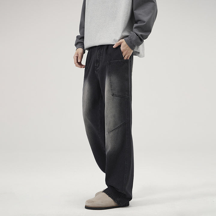 Herren Baggy-Denim-Cargohose mit ergonomischen Knieabnähern und großzügigen Fronttaschen Echo Archiv