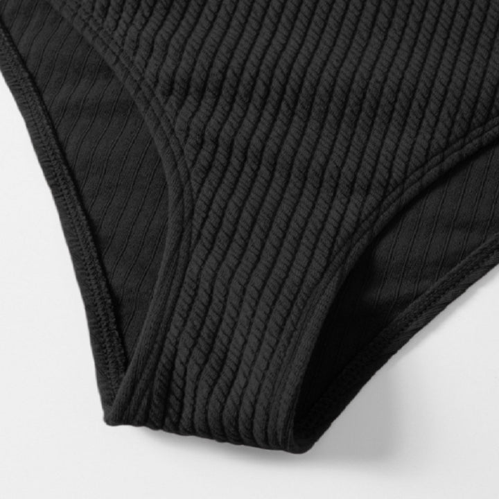 Damen Hochtailliertes Bikini-Set mit sportlichem Schnitt und atmungsaktiven Materialien Echo Archiv