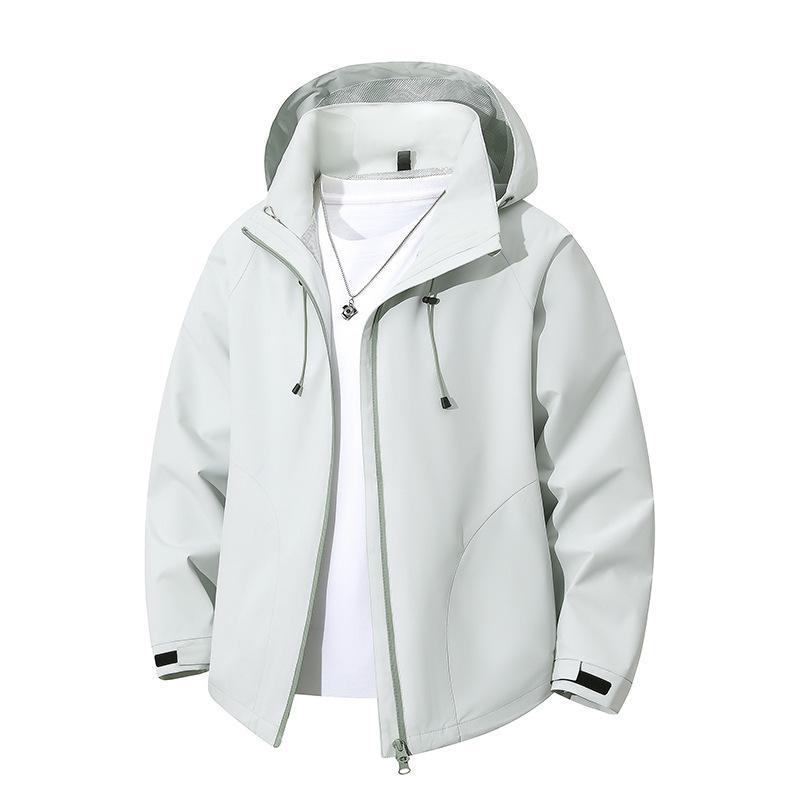 Herren Leichte Softshell-Kapuzenjacke mit verstellbarer Kapuze und wind- sowie wasserabweisender Membran Echo Archiv