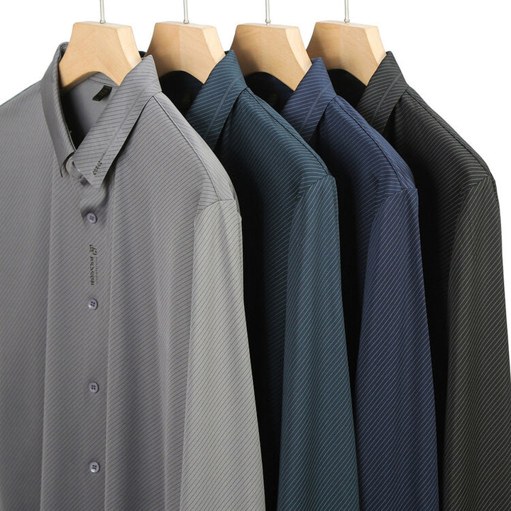 Herren elegante, atmungsaktive Hemdbluse Echoarchiv
