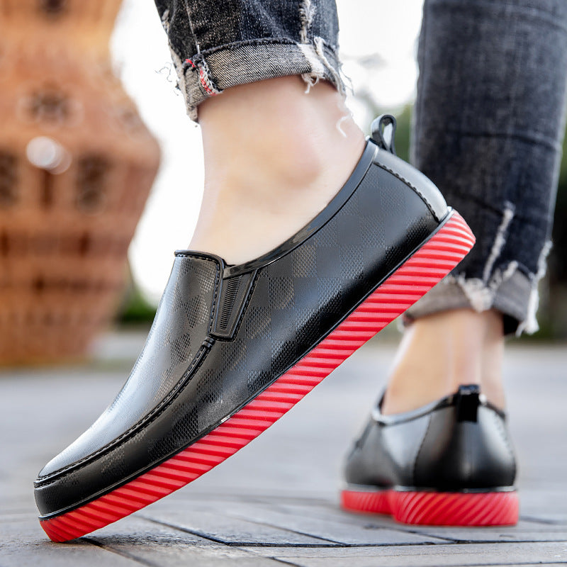 Herren Elegante wasserdichte Slipper mit strukturierter Oberfläche und profilierter Lightweight-Sohle Echoarhiv