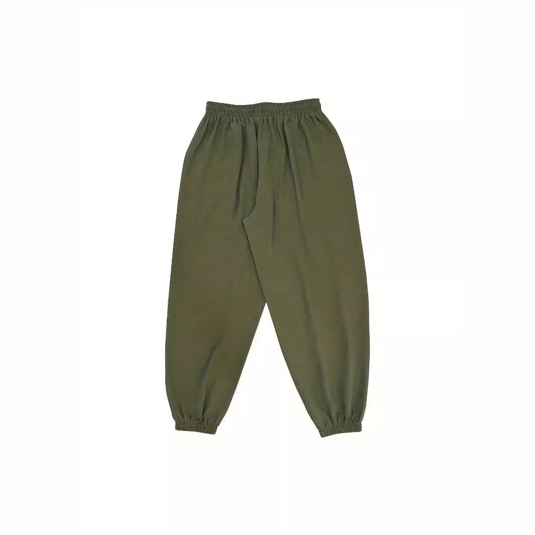 Herren lässige Freizeithose aus atmungsaktivem Viskose-Material mit elastischem Bund Echoarchiv