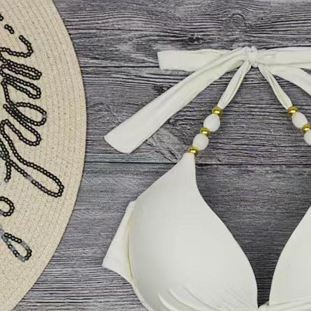 Damen Triangel-Bikini mit verstellbaren Trägern und elegantem Knoten Echo Archiv