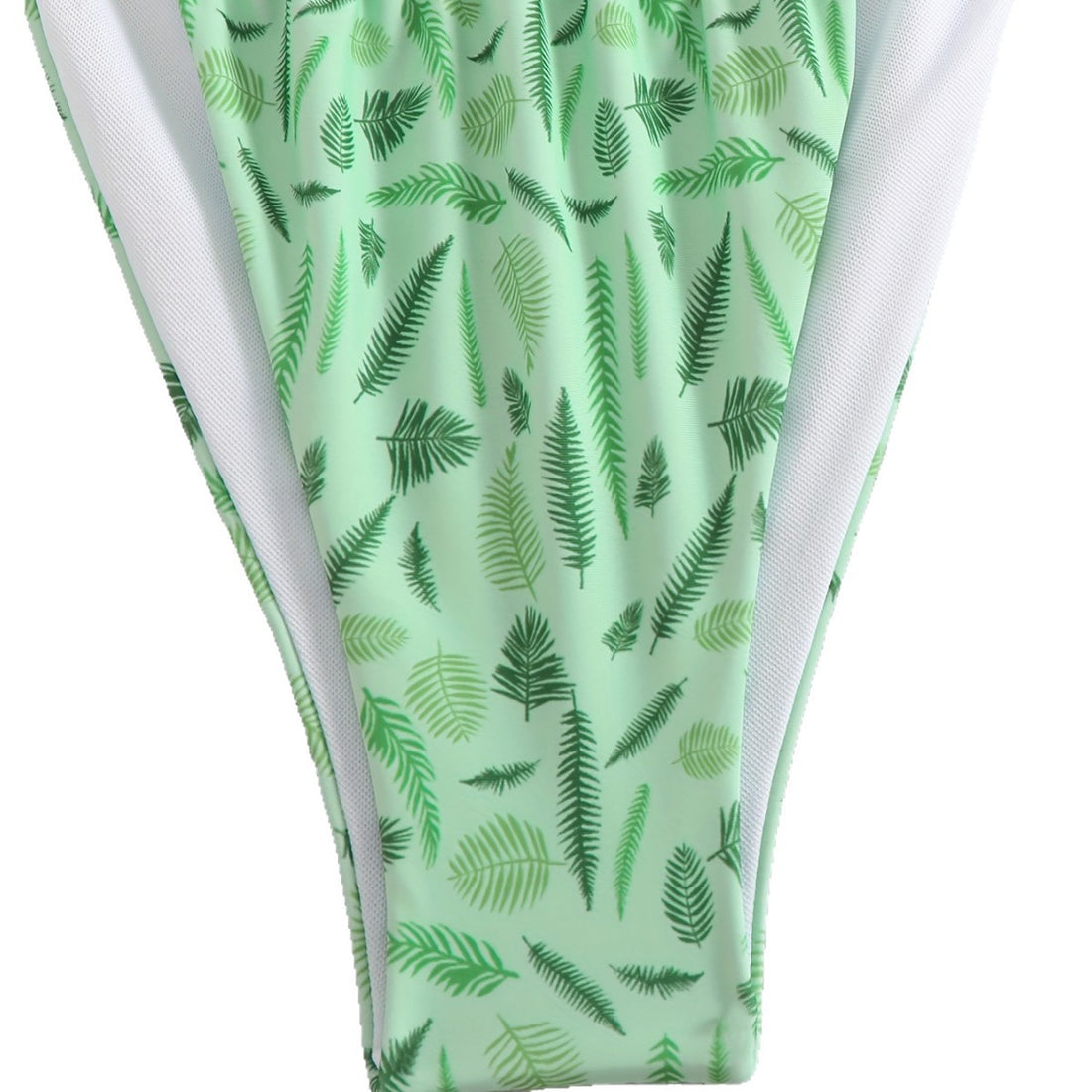 Damen trendiger Triangel-Bikini mit botanischem Muster – Maréssa