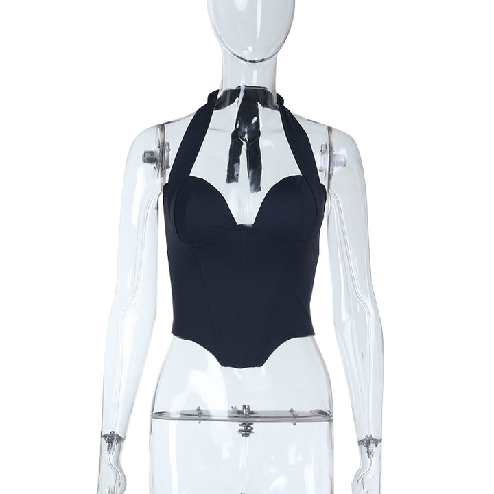 Damen Einteiler mit verstellbarem Halfter und figurformendem Schnitt Echo Archiv