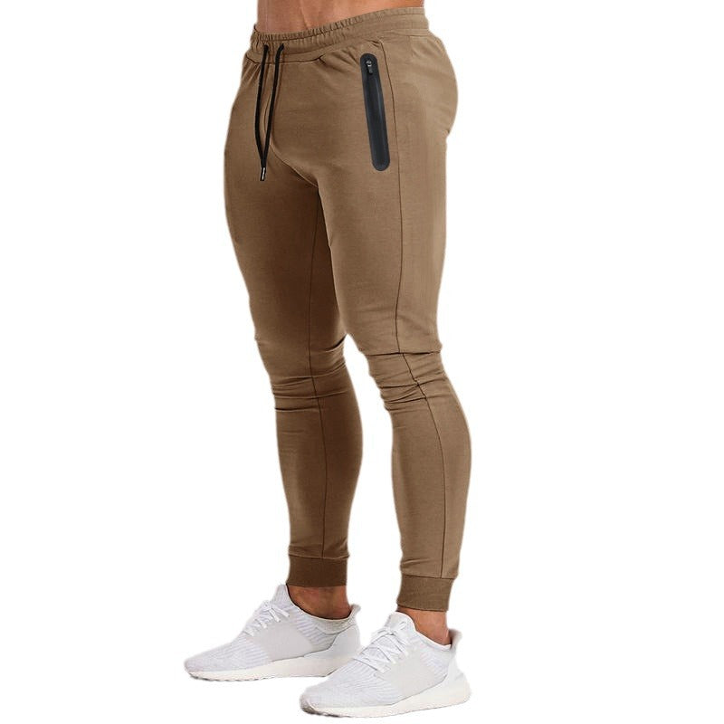 Herren Slim Fit Trainingshose mit seitlichem Reißverschluss Echoarchiv