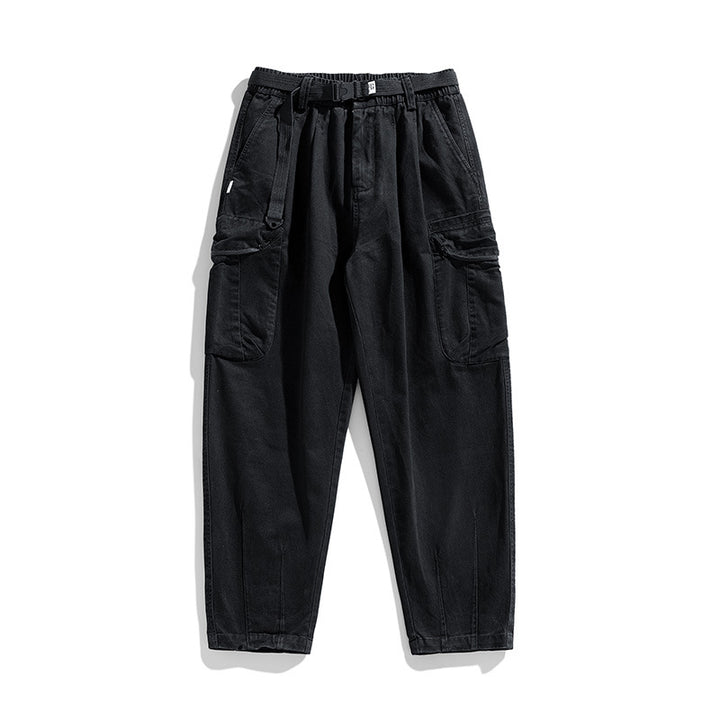 Herren Utility‑Cargo‑Hose im relaxed‑tapered Schnitt mit Elastikbund und großvolumigen Klappentaschen Echo Archiv