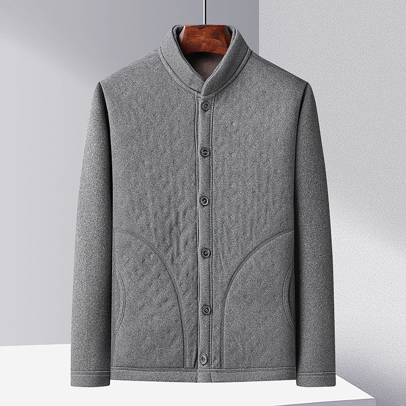 Herren modische Steppjacke mit schmalem Kragen Echoarchiv