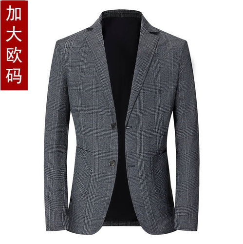 Herren modischer karierten Slim-Fit Blazer Echoarchiv