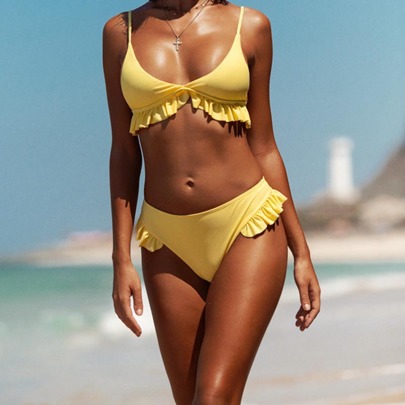 Damen Bikini-Set mit Rüschendesign Echo Archiv