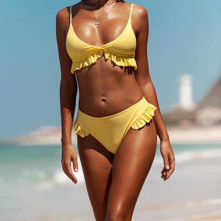 Damen Bikini-Set mit Rüschendesign Echo Archiv