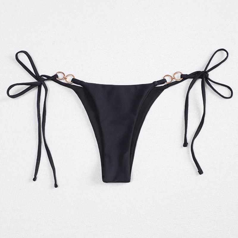 Damen Bikini-Höschen mit verstellbaren Bändern und elegantem Ring-Detail Echo Archiv