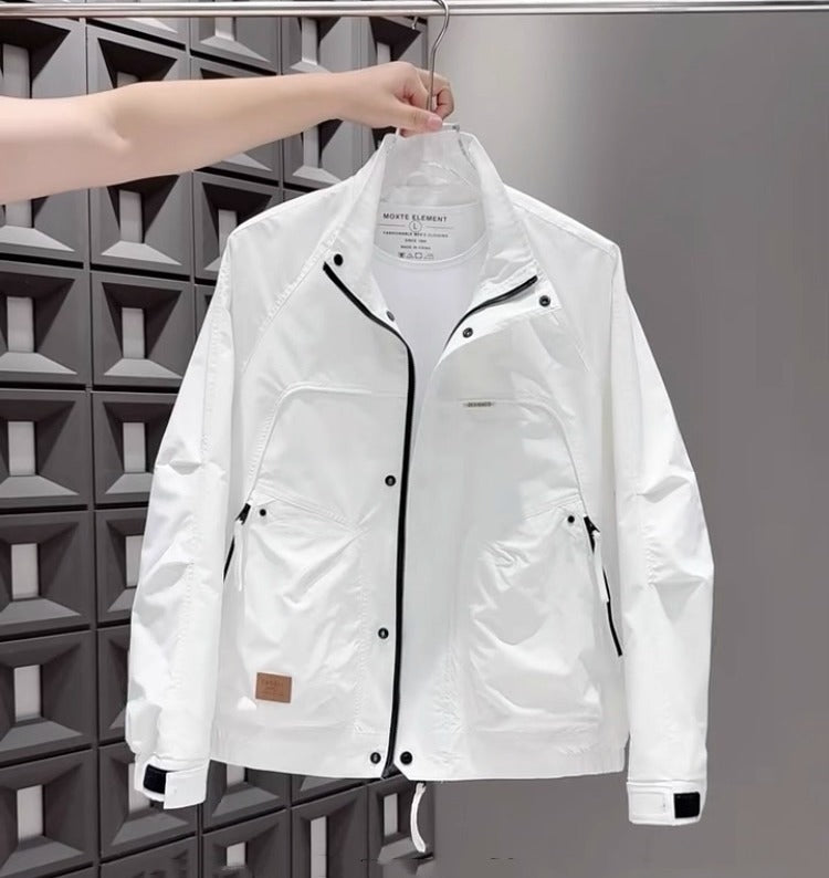 Herren Leichte Übergangsjacke mit funktionalen Taschen Echoarchiv