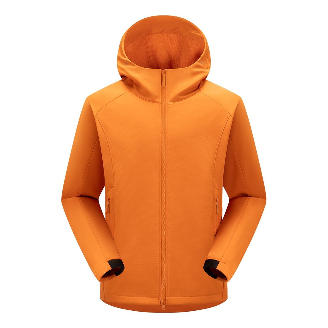 Herren Softshell-Outdoorjacke mit Kapuze, winddichter Membran und ergonomischem Schnitt Echoarchiv
