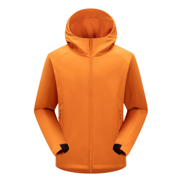 Herren Softshell-Outdoorjacke mit Kapuze, winddichter Membran und ergonomischem Schnitt Echoarchiv