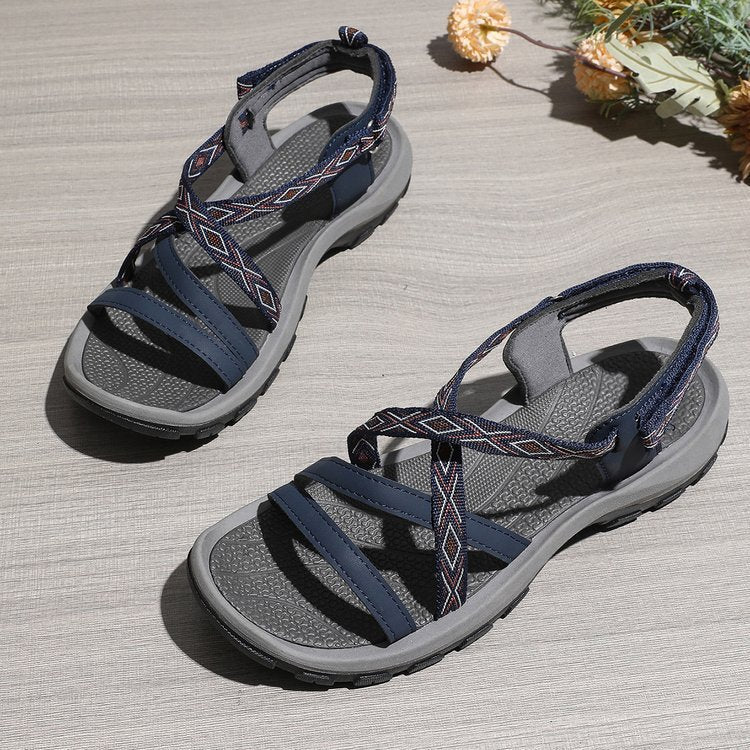 Damen Outdoor‑Trekkingsandale mit gepolstertem Fußbett und rutschfester Sohle – Sorelia