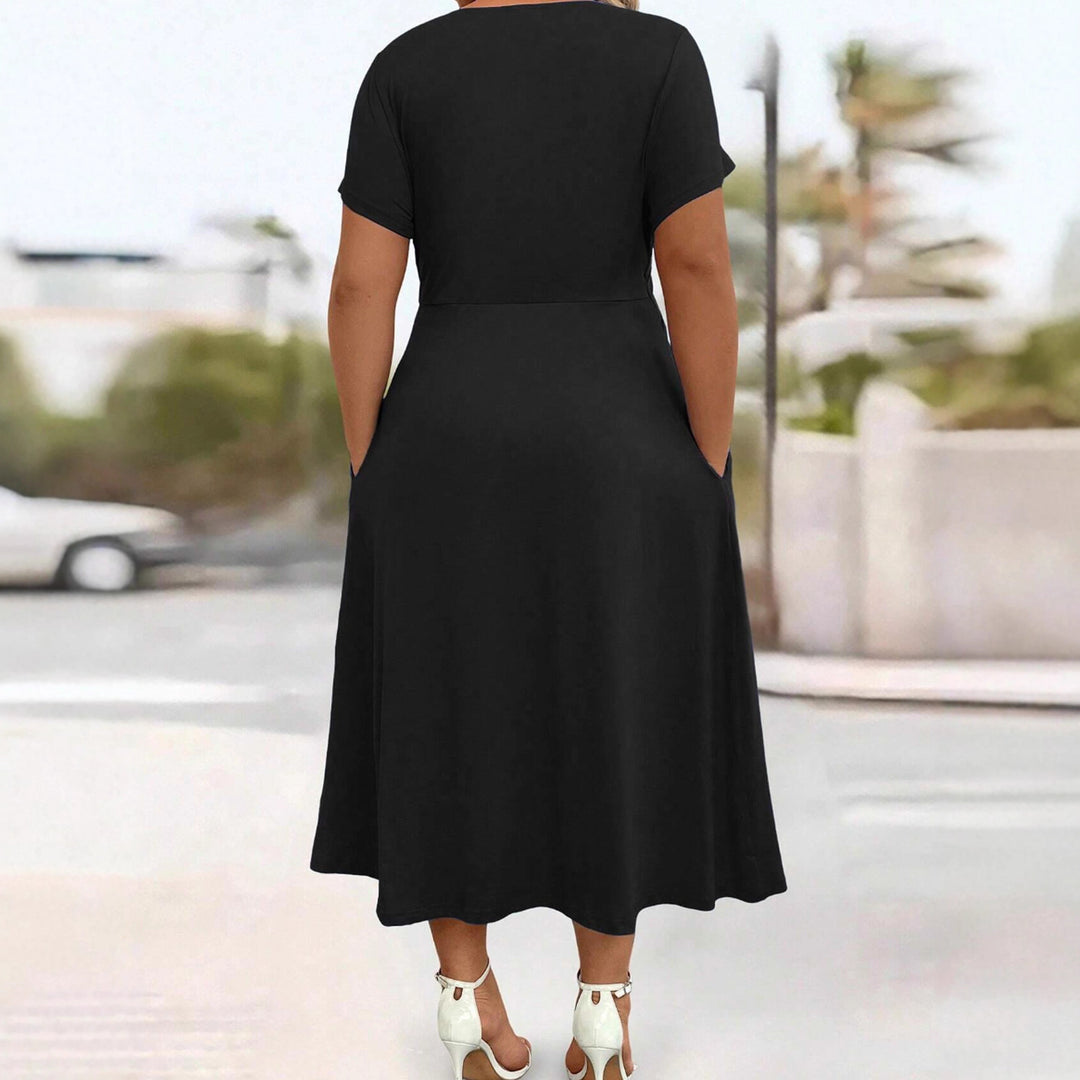 Damen lockeres Maxi-Kleid Echo Archiv