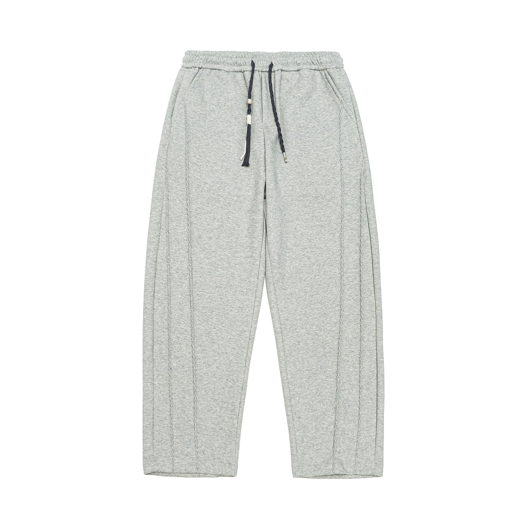 Damen Weite Cropped-Sweathose mit Elastikbund und aufgesetzter Gesäßtasche Echoarchiv