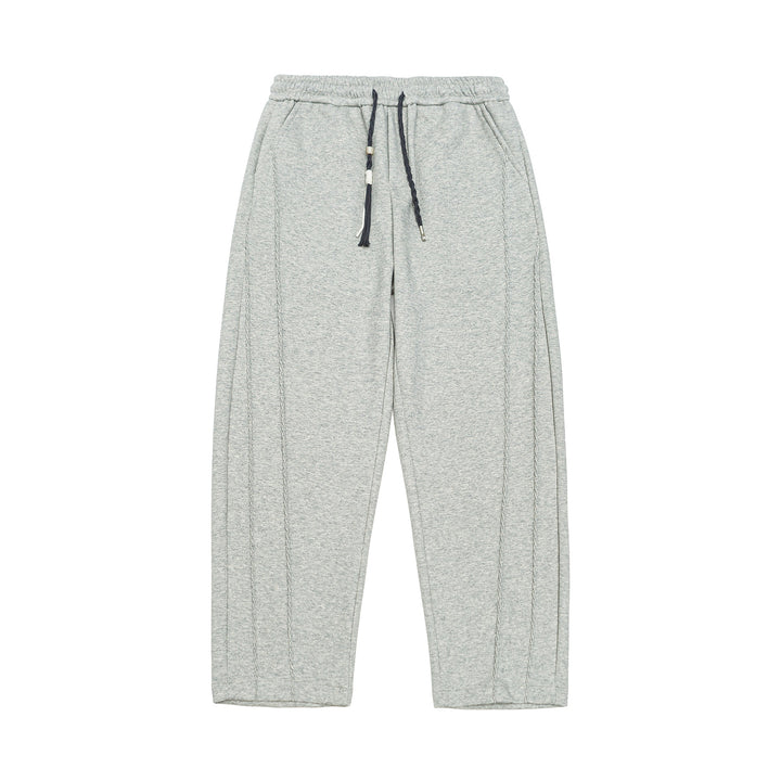 Damen Weite Cropped-Sweathose mit Elastikbund und aufgesetzter Gesäßtasche Echoarchiv