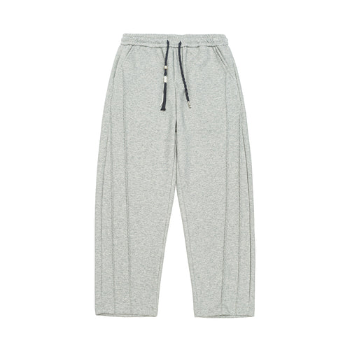 Damen Weite Cropped-Sweathose mit Elastikbund und aufgesetzter Gesäßtasche Echoarchiv